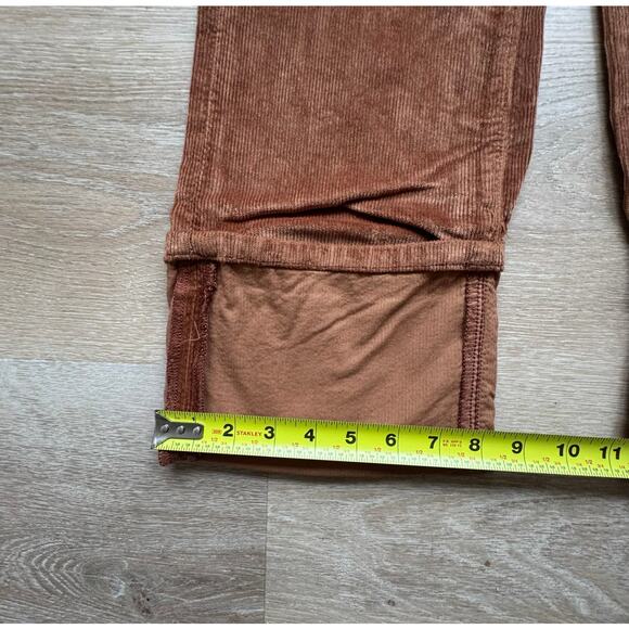 Pilcro Corduroy The Scotty Cuffed High Rise Straight Leg Jeans - Size 25 - Picture 8 of 8